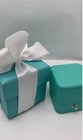 100  Authentic Tiffany   Co Engagement Ring Box   Outer Box ribbon