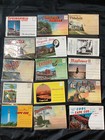 Lot Of 98 Vintage Souvenir Postcard Folders Massachusetts And Michigan