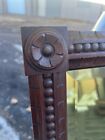 Vintage Quartersawn Oak Frame Mirror 20 16   - Mirror 16 12    - Ornate Detail