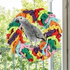 Cotton Rope Parrot Swing Toy For African Grey   Cockatoo