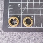 Olds Ambassador Trumpet Valve Bottom Caps Pair Brass Vintage Replacement Parts