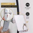 Luxo Fogless Shower Mirror  Shower Mirror For Shaving With Removable Razor Att  