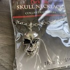 Skull Necklace Dark Side Fancy Dress Up Cosplay Halloween Costume Gothic