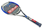 New  Wilson K Factor Pro six Tennis Racquet 4-1 2  Grip Karophite Black W  Case