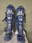 Easton Catchers Leg Guards Adult Large Navy Blue