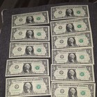 Us  1 Federal Reserve Notes Collection   Lot  Uncertified Ungraded