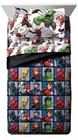 Marvel Avengers Team 4 Piece Twin Bed Set Reversible Comforter Sheet Polyester