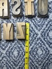 Lot Of 26 Vintage Letterpress Printing Blocks  A To Z  