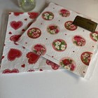 Hallmark Valentine Gift Wrap Paper Lot Of 2 Packs Vintage 80s Embossed Floral
