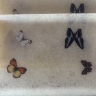 Vintage 1950s Plastic Serving Tray Set 6 Butterfly Design Retro Kitchenware Mcm