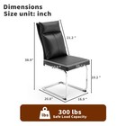 Dining Chair Set  2 Pieces  Modern Leather Imitation Soft Cushion Dining Chair