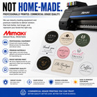 Custom Logo Stickers Matte Vinyl Labels Business Branding Decals 1-6  Bulk