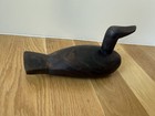 Hand Carved Wooden Duck Decoy Folk Art Rustic Primitive Minimal  8    Solid Wood