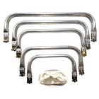 16-30cm Metal Purse Frame For Doctor Bag Clasp Clutch Handle Aluminium Tube Acc   