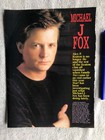 Michael J  Fox Family Ties Back To The Future Import 90s 2 Magazine Posters Set