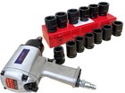 14pc Air Impact Wrench 960ft lbs   3 4  Dr  Shallow Duo Sae Mm Cr-mo Sockets Set