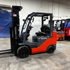 2019 Toyota 8fgcu30 6000lb Used Forklift Triple Mast Sideshift Fork Positioner