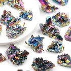 15g Natural Quartz Crystal Rainbow Titanium Cluster Mineral Specimen Stone