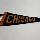 Vintage 30   s Chicago Cubs Original Pennant Mlb Baseball Black And Orange