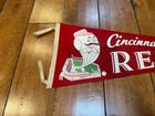 Vintage 1960s Cincinnati Reds Original Mlb Baseball Full Size Pennant 30  Rare