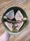 Vintage Ww2 Russian Soviet Army Combat Helmet With Leather Liner
