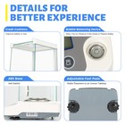 120 X 0 0001g 0 1mg Digital Electronic Analytical Balance Precision Lab Scale