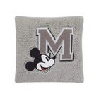 Disney Minnie Mouse Plush Decorative Sherpa Pillow With M Applique
