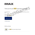 The Odyssey Imax Film Camera Popcorn Bucket Christopher Nolan Confirmed Preorder