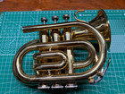 Fever Bb Pocket Trumpet W  Faxx 7c Mouth Piece And Valve Oil