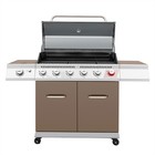 Royal Gourmet Ga6402c 6-burner Bbq Liquid Propane Gas Grill  74 000 Btu  Coffee