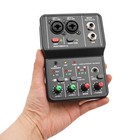 Professional 2 Channel Usb Studio Audio Mixer Board Bt Sound Mixing Console