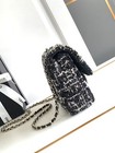 Chanel New Cf Black Super Glitter Beaded Bag