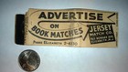 Rare Old Vintage  advertise On Book Matches  Matchbook made In Usa