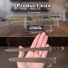 Vintage Sword Letter Opener With Sheath And Display Stand  Vintage Decorative   