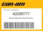 Can-am Genuine Engine Bracket Front Exhaust - 420911777