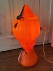 Halloween Blow Mold Light Up Pumpkin Jack-o-lantern Witch Hat Empire 1969 Tested