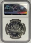 1963 Canada Silver One Dollar Pl 64 Beautiful Coin