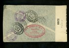 Postal History Argentina  492 493 498 Registered Wwii Censored 1942 Buenos Aires