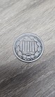 1865 Three Cent Nickel 3c Fine Coin 