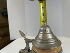 Vintage Hand-painted German Beer Stein W  Pewter Lid Made In West Germany Rare
