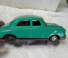 Marx Vtg Tin Toy Car Friction 4 Door Green Sedan