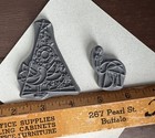 Bird Themed Rubber Stamps  Robin Pickens  Set Of Two  Unused  Line Art Stamps