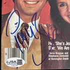 Pierce Brosnan Signed In-person Tv Guide  Autographed Jsa Coa