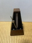 Wittner Wooden Metronome  Vintage Style  Pyramid Shape  Natural Finish