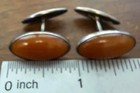 Vintage Cufflinks   Soviet Silver  875 Star   3