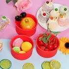12pcs Silicone Cake Mold Baking Round Cake Molds 4 Inch Non-stick Baking Pan Kit