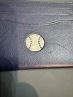 Coach Blue Leather Patches Baseball Slim Credit Card Case Wallet