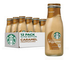 Starbucks Frappuccino Coffee Drink  Caramel  13 7 Fl Oz Bottles  12 Pack 
