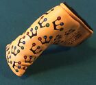 Scotty Cameron 2002  mini Crown Yellow  Dancing Crown Blade Putter Headcover New