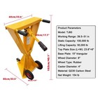 Trailer container Truck Support Jack  mechanical Type  45t Static 22 7t Lifting